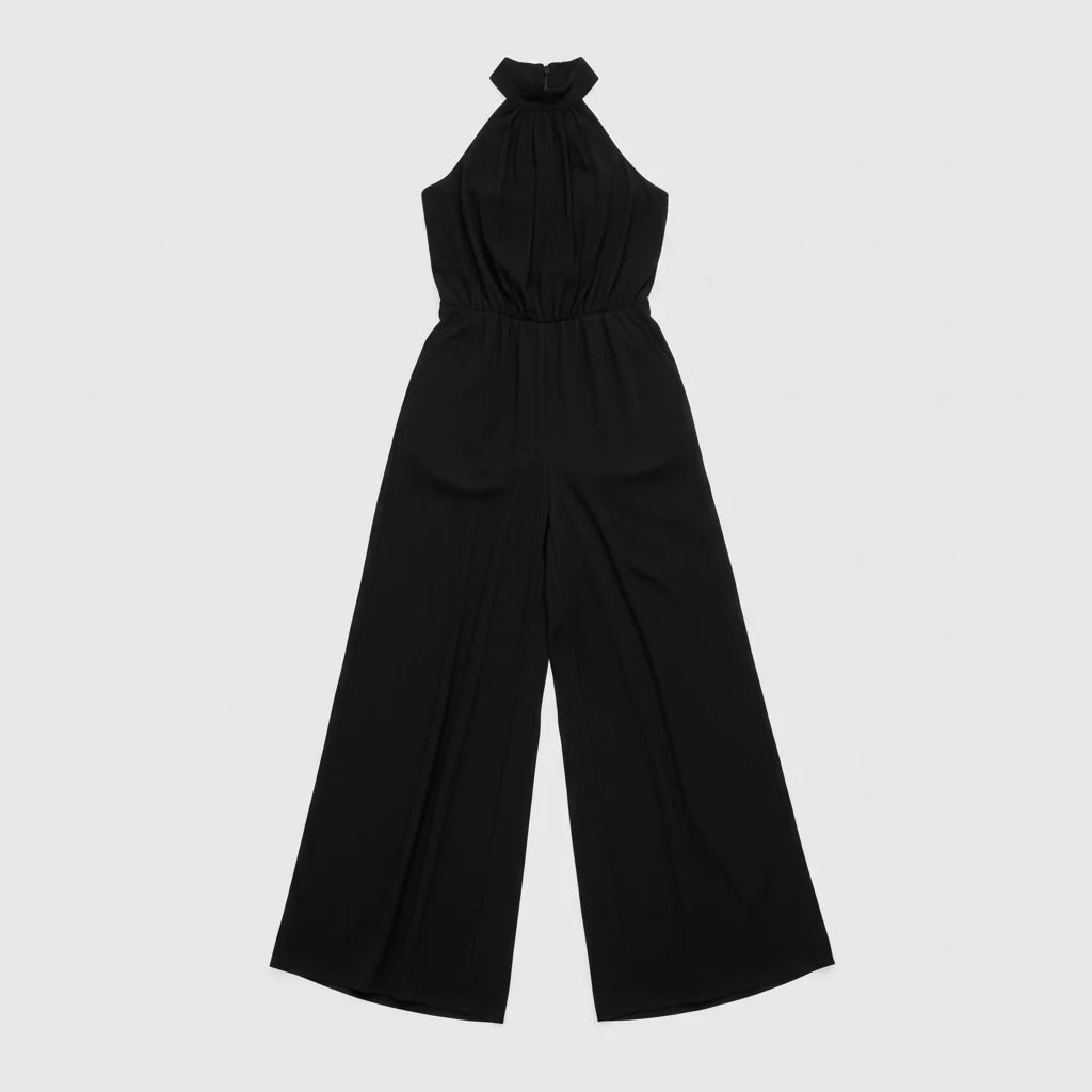 Women's Wide-Leg Halter Jumpsuit