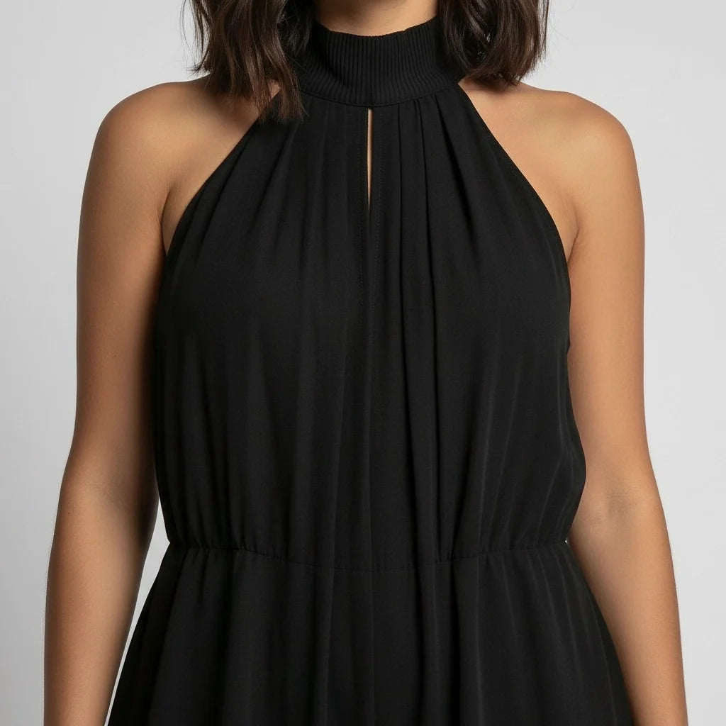 Women's Wide-Leg Halter Jumpsuit